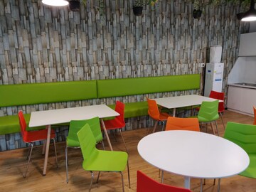 Team Area in  Co-working Space at Manjeera Trinity Corporate, Kukatpally – for Rent