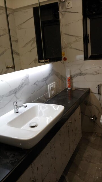 Bathroom in 2 BHK Apartment at Hubtown Hill Crest, Andheri East – for Rent