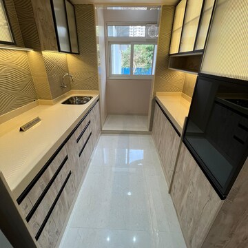 Kitchen in 1 BHK Apartment at Vijay Orovia, Ghodbunder Road – for Rent