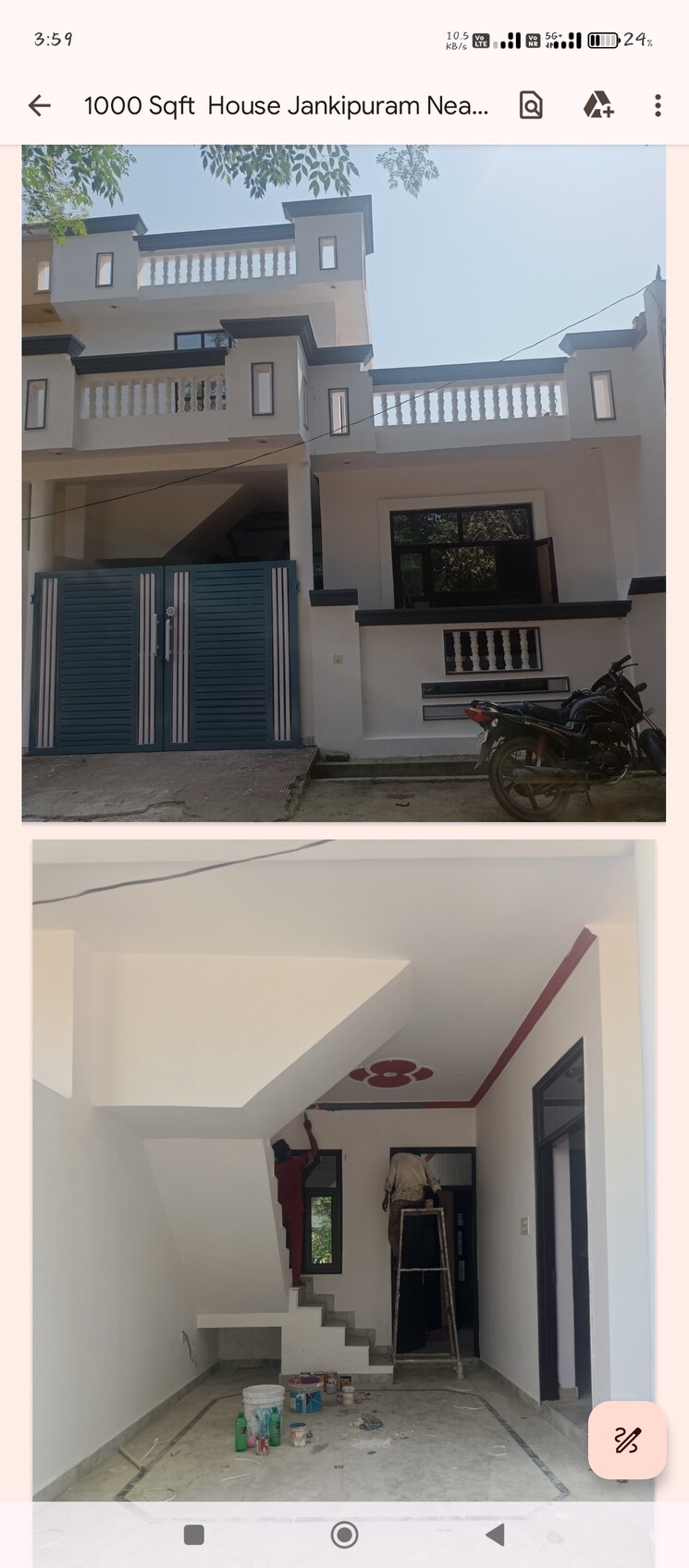 Kitchen, fazullaganj 3 Bedroom 1000 Sq.Ft. Independent House In Fazullaganj Lucknow 8011160