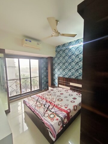 Bedroom in 3 BHK Apartment at Nisarg Hyde Park, Kharghar – for Rent