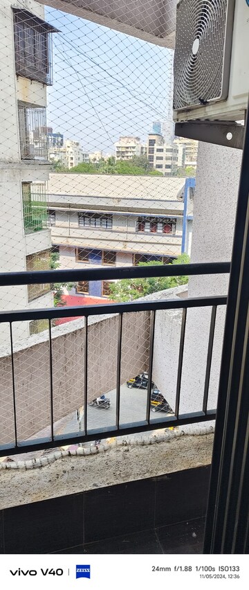 Balcony in 2 BHK Apartment at Dhaval Sunrise Orlem, Malad West – for Rent