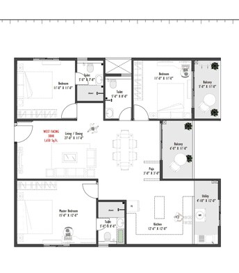 3 BHK Apartment For Resale in Tru Windchimes Bellandur Bangalore  8011355