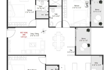 3 BHK Apartment For Sale in Tru Windchimes, Bellandur