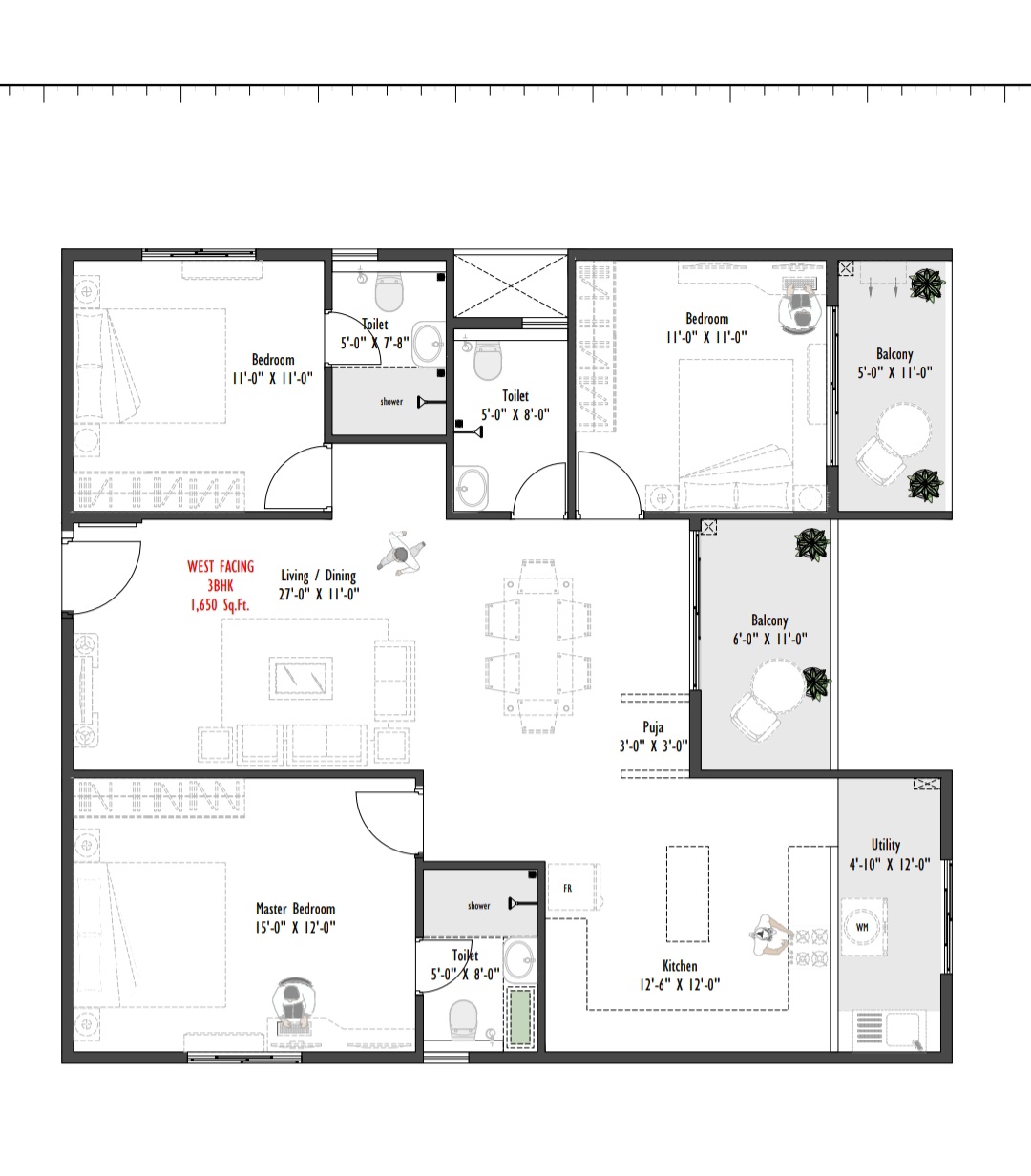3 BHK + Extra Room Apartment For Sale in Tru Windchimes