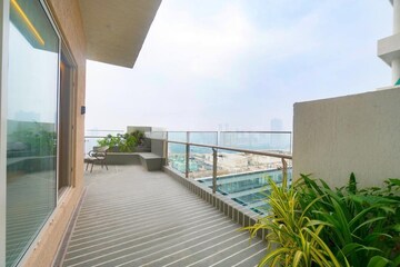 Balcony in 4 BHK Apartment at Lodha World One, Worli – for Rent