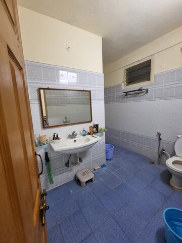 Bathroom in 3 BHK Apartment at Anu Residency, Kondapur – for Rent