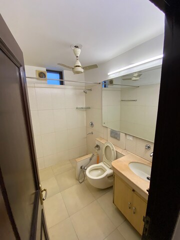 Bathroom in 3 BHK Builder Floor at Green Park – for Rent