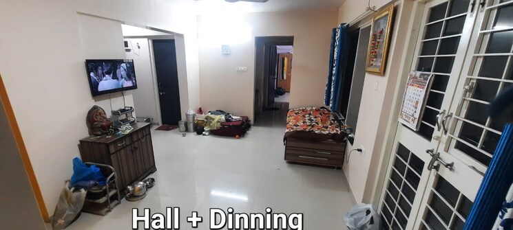 Living Room, goel-ganga-cypress 2 Bedroom 1000 Sq.Ft. Apartment In Tathawade Pune 8011643