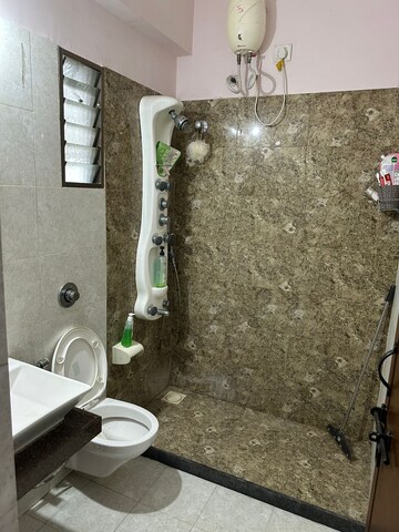 Bathroom in 2 BHK Apartment at Makarba – for Rent