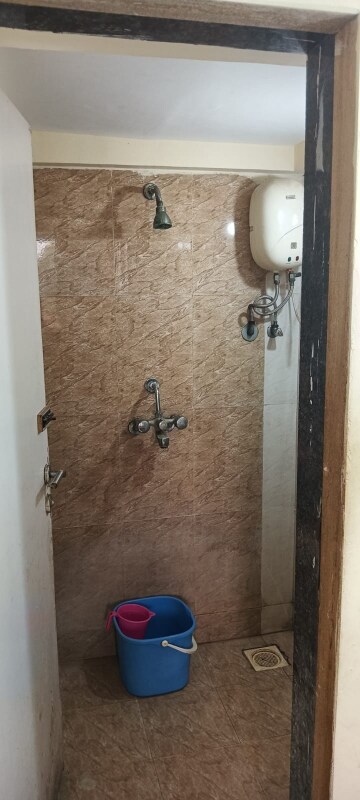 Bathroom in 1 BHK Apartment at Bachraj Residency, Virar West – for Sale