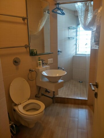 Attached Bathroom in 3 BHK Apartment at Lodha The World Towers World One Tier 2, Worli – for Rent