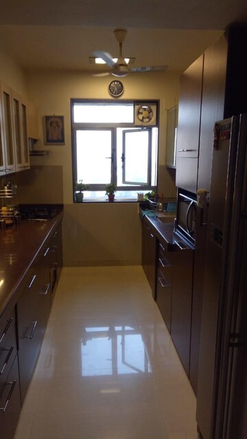 Kitchen in 3 BHK Apartment at Lodha The World Towers World One Tier 2, Worli – for Rent