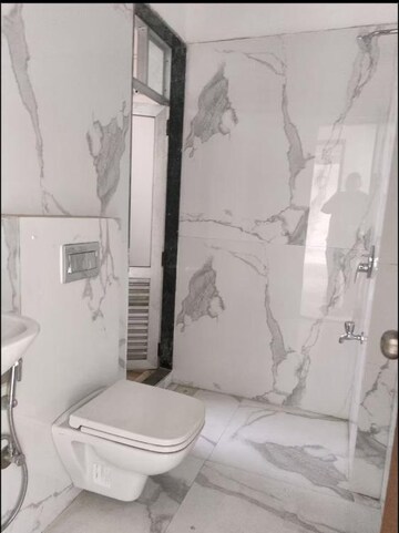 Bathroom in 3 BHK Apartment at NG Grand Plaza, Ghansoli – for Rent