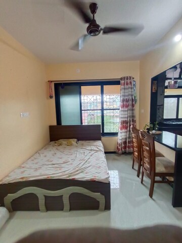 Bedroom in 1 RK Apartment at Citizen Apartment Nerul, Nerul Sector 18a – for Rent