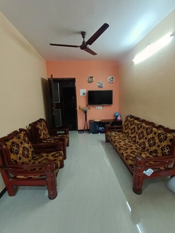 Living Room in 1 RK Apartment at Citizen Apartment Nerul, Nerul Sector 18a – for Rent