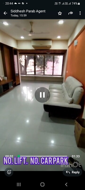 Kitchen in 1 BHK Apartment at Dadar West – for Rent