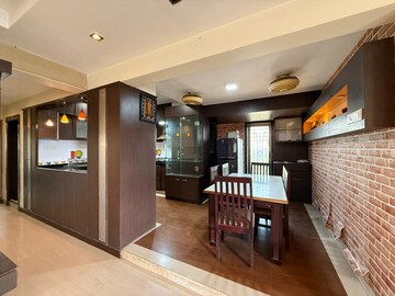 Living Room in 4 BHK Apartment at Palm Towers, Seawoods – for Rent