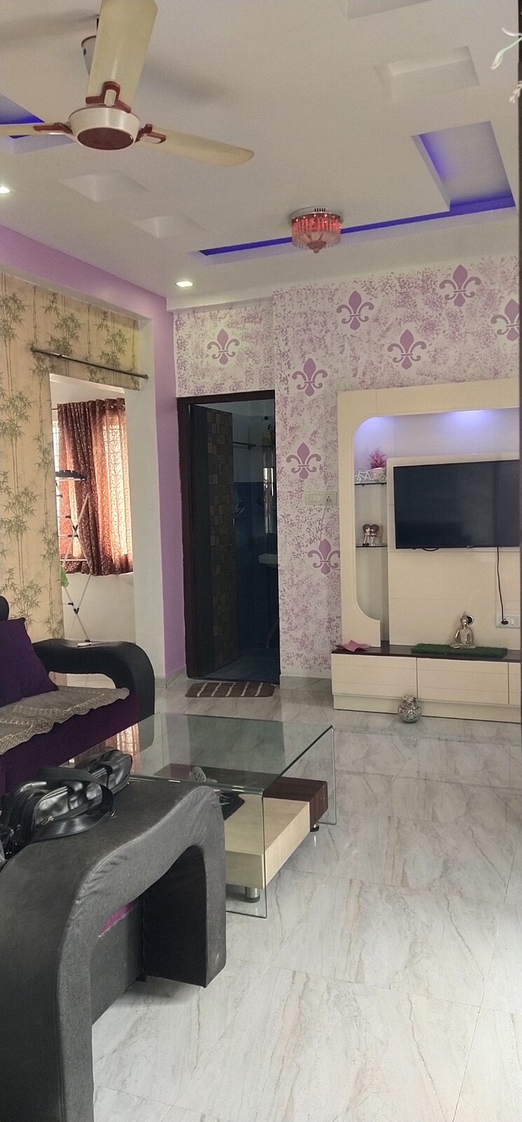 Living Room, bhel sangam colony 2 Bedroom 1100 Sq.Ft. Apartment In Bhel Sangam Colony Bhopal 8012013