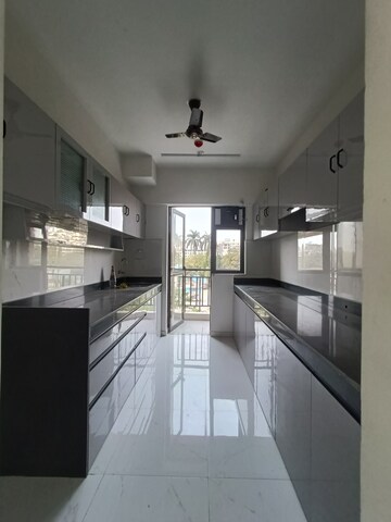 Kitchen in 3 BHK Apartment at Runwal Gardens, Dombivli East – for Rent