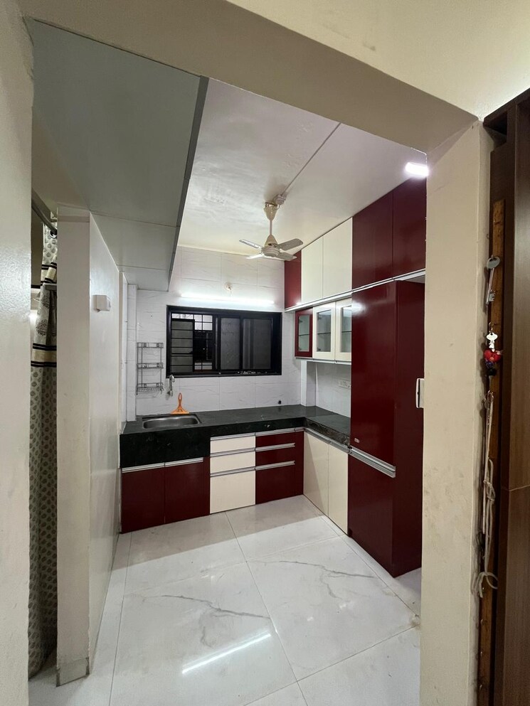 Kitchen, karan-bharti 2 Bedroom 1000 Sq.Ft. Apartment In Katraj Pune 8012145