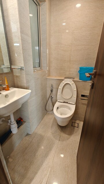 Bathroom in 1 BHK Apartment at Hiranandani Regent Hill, Powai – for Rent
