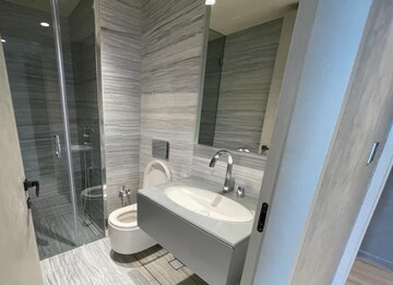 Bathroom in 3 BHK Apartment at Lodha The World Towers World One Tier 2, Worli – for Rent