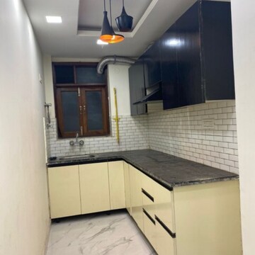 Kitchen in 2 BHK Builder Floor at Khirki Extension – for Rent