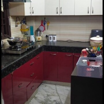 Kitchen in 2 BHK Builder Floor at Khirki Extension – for Rent