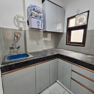 Kitchen in 1 BHK Builder Floor at Khirki Extension – for Rent