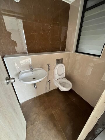 Bathroom in 1 BHK Apartment at Lodha Palava Downtown, Dombivli East – for Rent