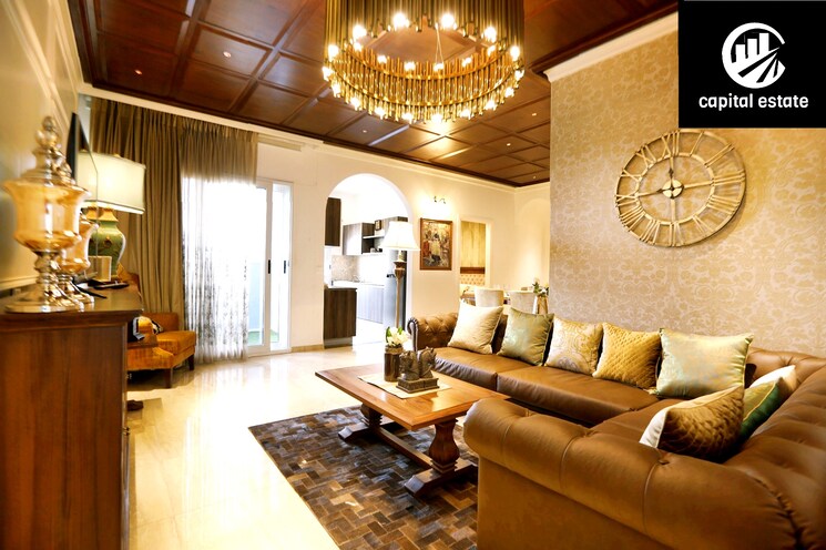 Living Room, sushma-crescent 3 Bedroom 1860 Sq.Ft. Apartment In Dhakoli Village Zirakpur 8012317