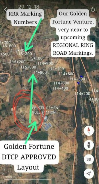 Plot For Resale in Prakruti Golden Fortune Kamsanpalle Hyderabad  8012367