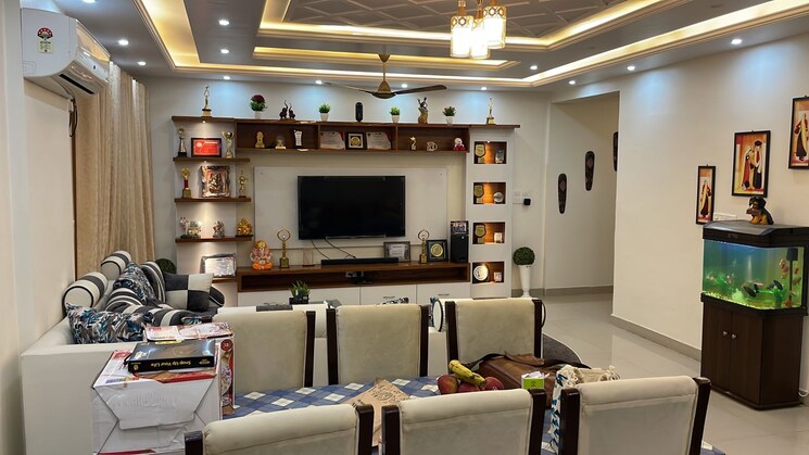 Living Room, ansal-celebrity-meadows 4 Bedroom 2200 Sq.Ft. Apartment In Sushant Golf City Lucknow 8012389