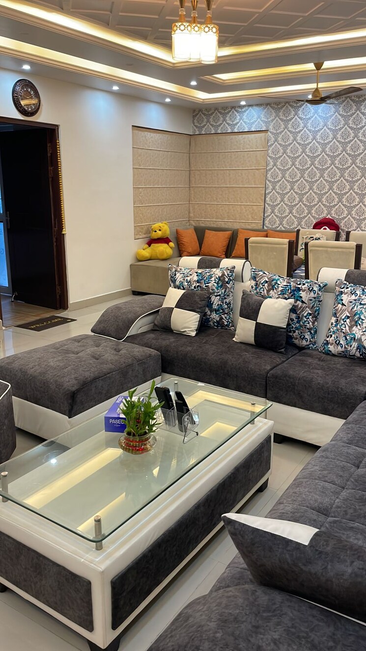 Living Room, ansal-celebrity-meadows 4 Bedroom 2200 Sq.Ft. Apartment In Sushant Golf City Lucknow 8012389