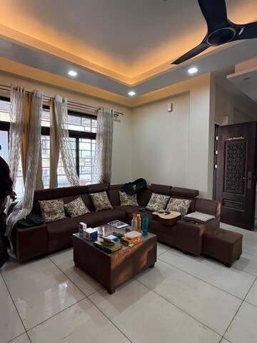 Living Room in 3 BHK Apartment at Omaxe Waterscapes, Gomti Nagar – for Rent