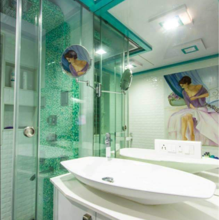 Bathroom, palash-towers 2 Bedroom 750 Sq.Ft. Apartment In Veera Desai Industrial Estate Mumbai 8012613