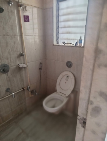 Bathroom in 1 BHK Apartment at Sagar Residency Thane, Anand Nagar – for Rent