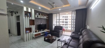 Living Room in 2.5 BHK Apartment at Mantri Lithos, Thanisandra – for Rent