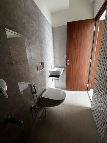 Bathroom in 1 BHK Apartment at Omkar Signet, Malad East – for Rent