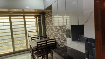 Living Room in 2 BHK Apartment at Soham Tropical Lagoon, Kasarvadavali – for Rent