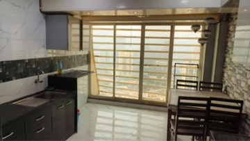 Kitchen in 2 BHK Apartment at Soham Tropical Lagoon, Kasarvadavali – for Rent