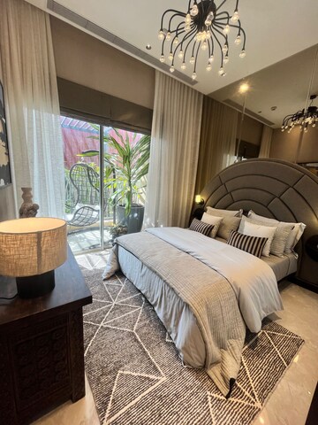 Master Bedroom in 3 BHK Apartment at One Hiranandani Park, Ghodbunder Road – for Sale