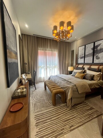 Living Room in 3 BHK Apartment at One Hiranandani Park, Ghodbunder Road – for Sale
