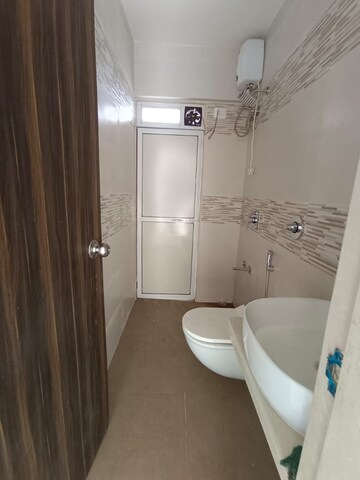 Bathroom in 1 BHK Apartment at JVM Corner Stone, Naupada – for Rent