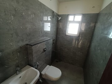 Bathroom in 3 BHK Apartment at VTP Beaumonde, Kharadi – for Rent