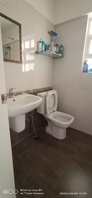 Bathroom in 2 BHK Apartment at Gagan Avencia, Kharadi – for Rent