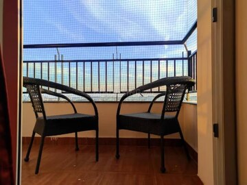Balcony in 3 BHK Apartment at Pashmina Waterfront, Old Madras Road – for Rent