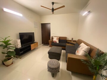 Living Room in 2 BHK Apartment at Casagrand Lorenza, Kogilu – for Rent