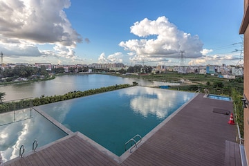Swimming Pool in 3 BHK Apartment at Pashmina Waterfront, Old Madras Road – for Rent